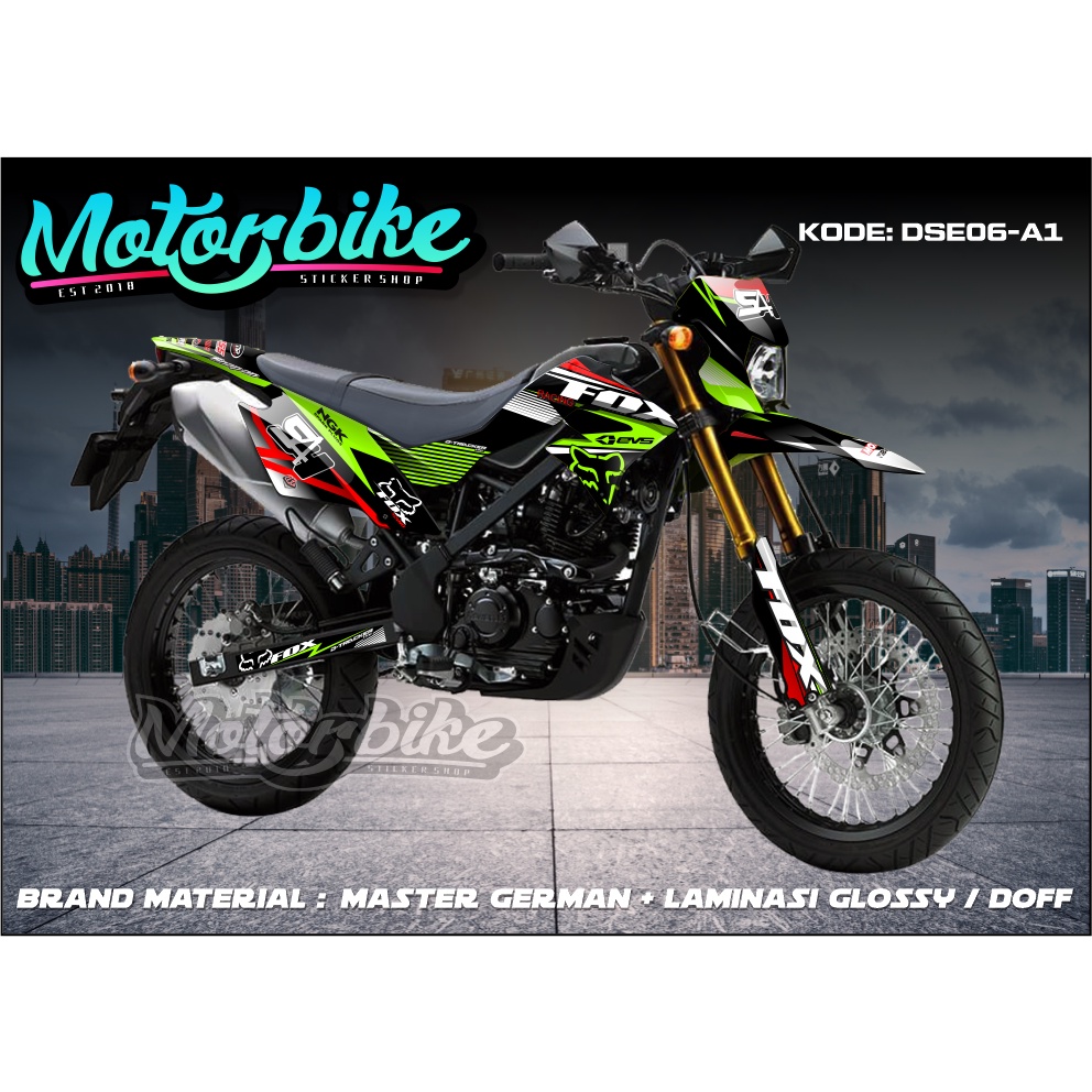 DECAL STICKER KLX 150 SE - DECAL DTRACKER 150 SE FULLBODY