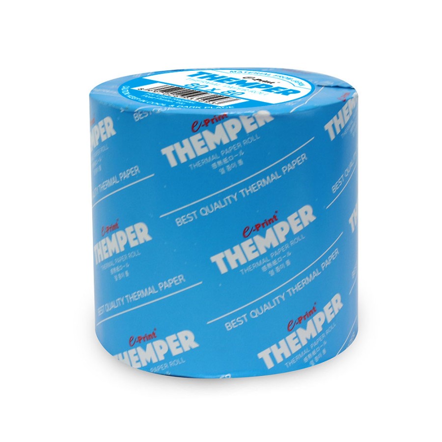 

Kertas Thermal Struk Kasir/ THERMAL FAX Ukuran 80x80 THEMPER e-Print