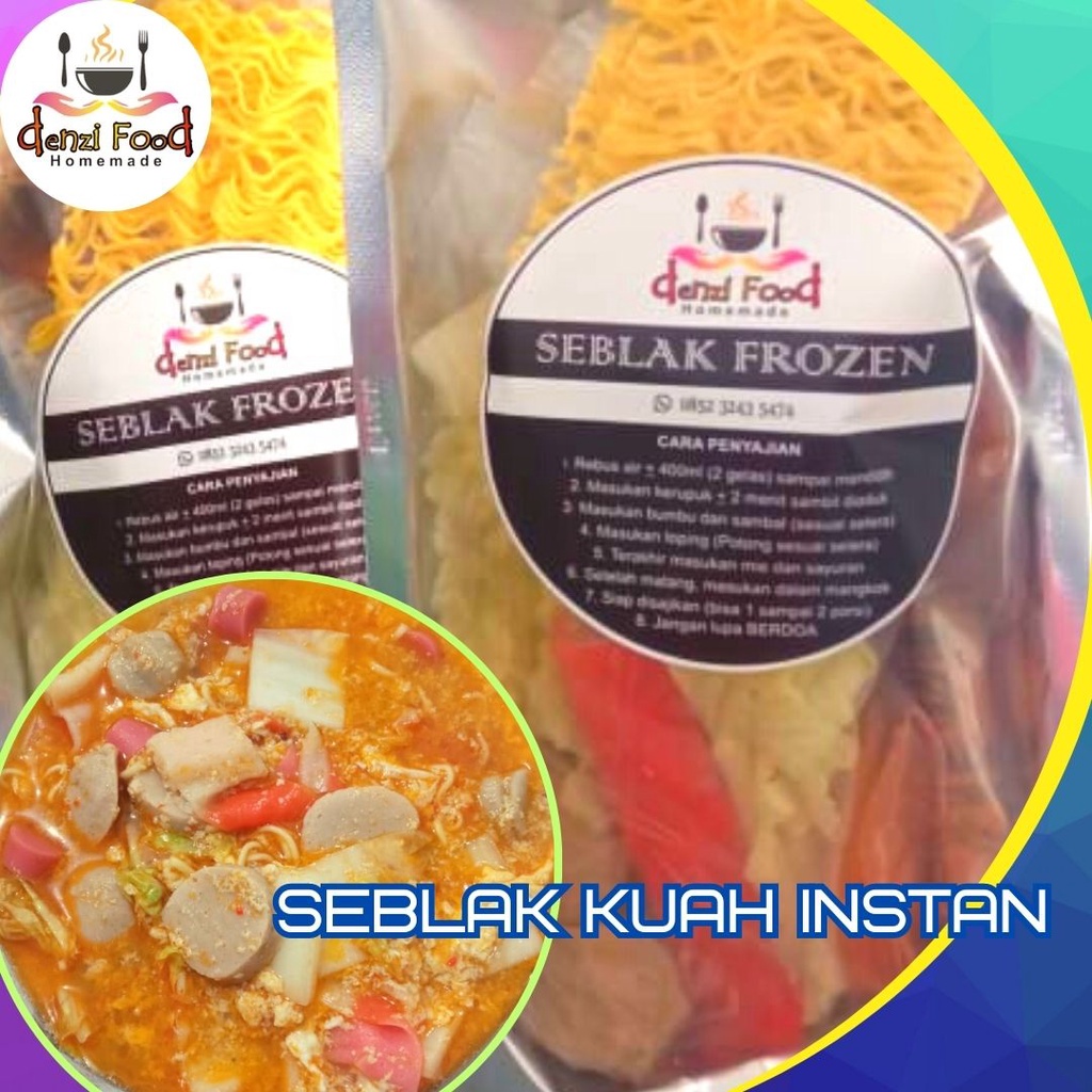 

Seblak kuah instan homemade komplit mantap