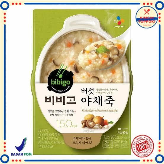 

CJ BIBIGO BUBUR JAMUR DENGAN SAYURAN 280 GRAM