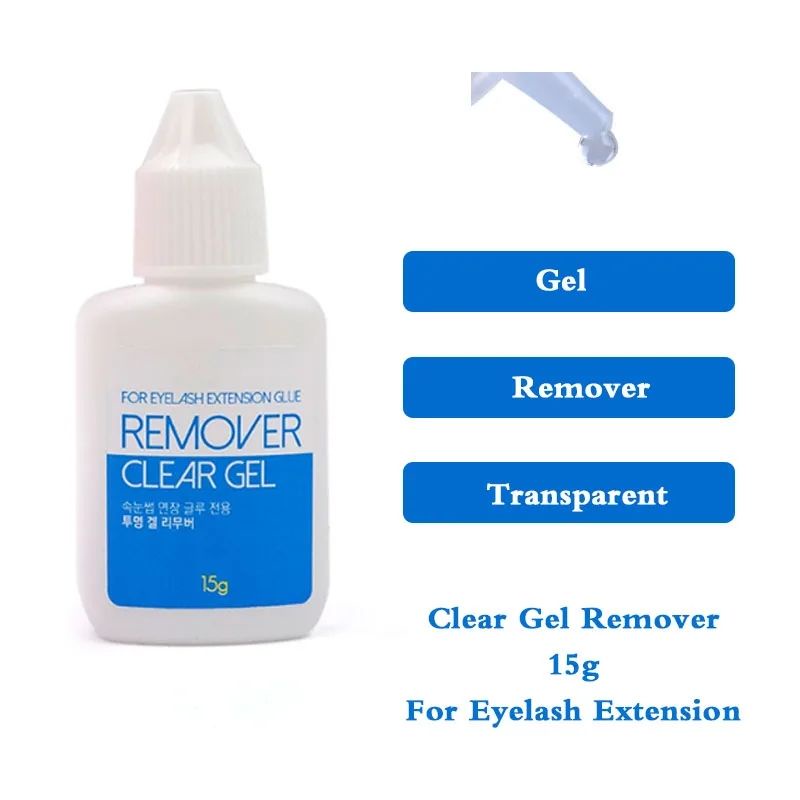 Gel Remover Glue for eyelash extensions extension made in korea 15ml remover pink gel