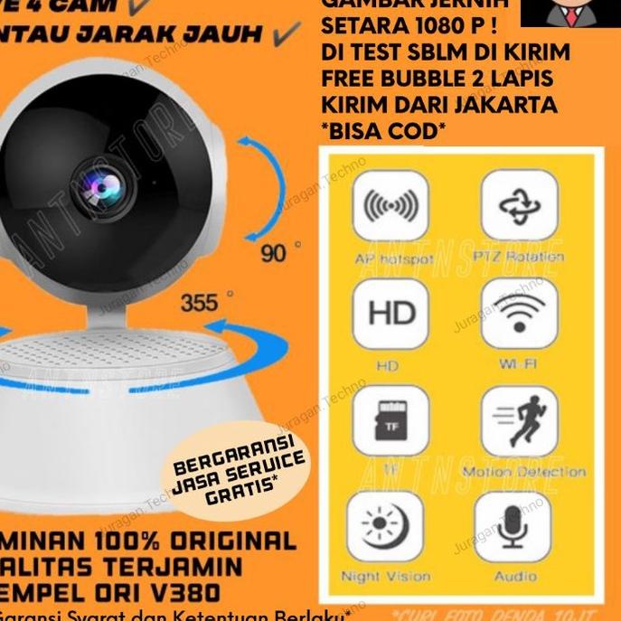 ⅎ V380 Ip Cam / V380 Ip Camera / V380 Ipcam / Ip Camera Cctv Wifi Indoor ♪