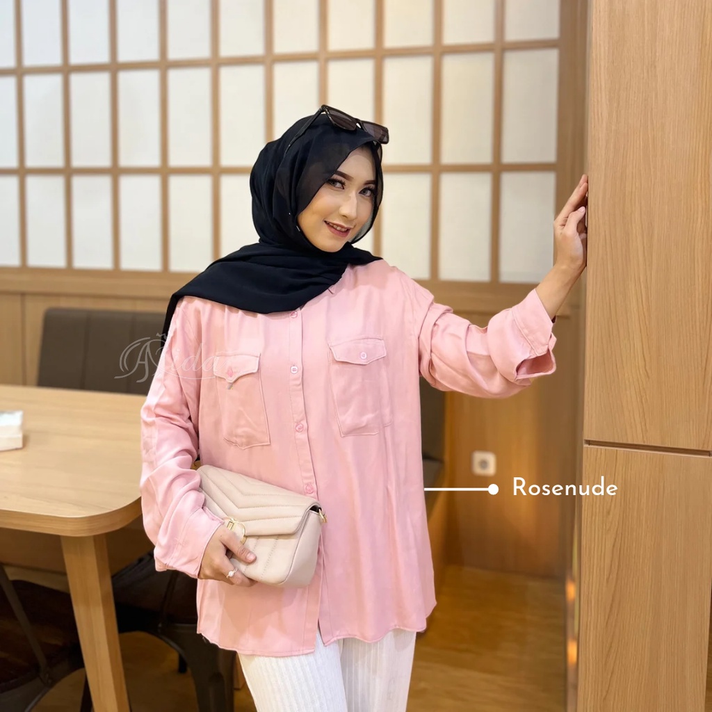 Elena Shirt Pocket Rayon Grade A