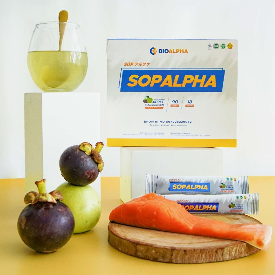 SOPALPHA - Bioboost (9 Sachets) Original Salmon Ovary Marine Collagen Sop Alpha