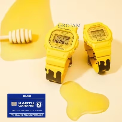 COUPLE CASIO G-SHOCK BABY-G SLV-22B-9D SLV 22B 9D ORIGINAL RESMI