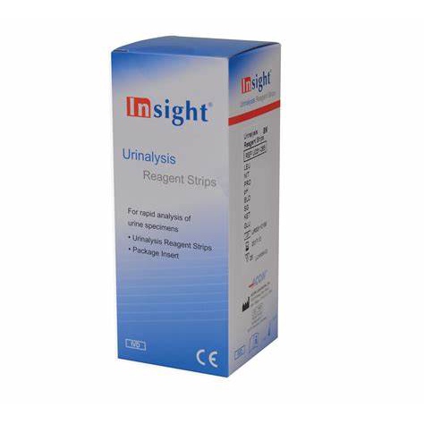 INSIGHT URINALYSIS REAGENT STRIPS - INSIGHT 10U - STRIP URINALYSIS 10 PARAMETER