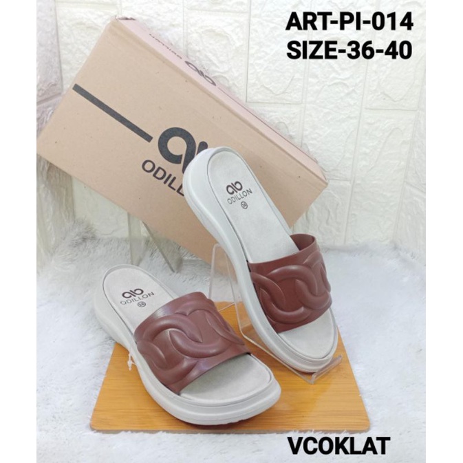 sandal wedges wanita ODILLON PI-014