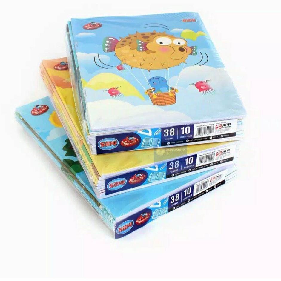

Original Buku tulis sidu 38 lembar - 1 pak / 10 buku tulis !