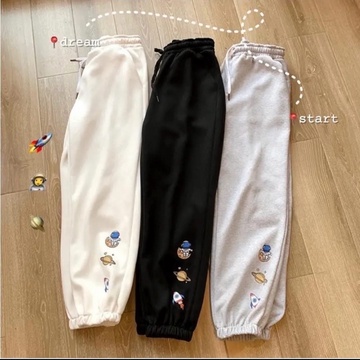 CELANA JOGGER PLANET KOREAN STYLE - CELANA CASUAL KEKINIAN