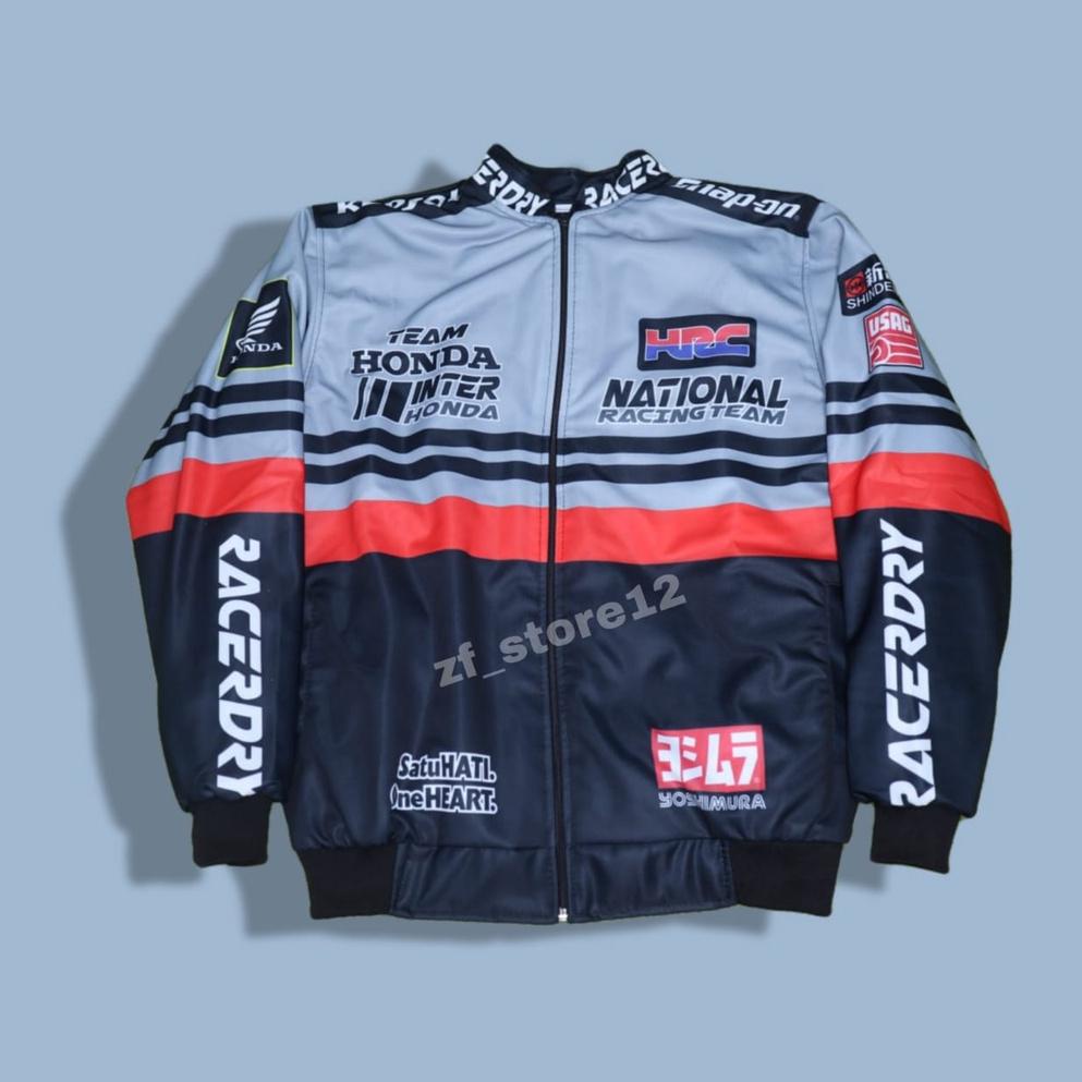 BOOMING Jaket Sunmori Team Honda Internasional Jaket Racing Jaket Pria Jaket Motor