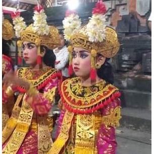 Kostum busana tari condong bali 1 set komplit