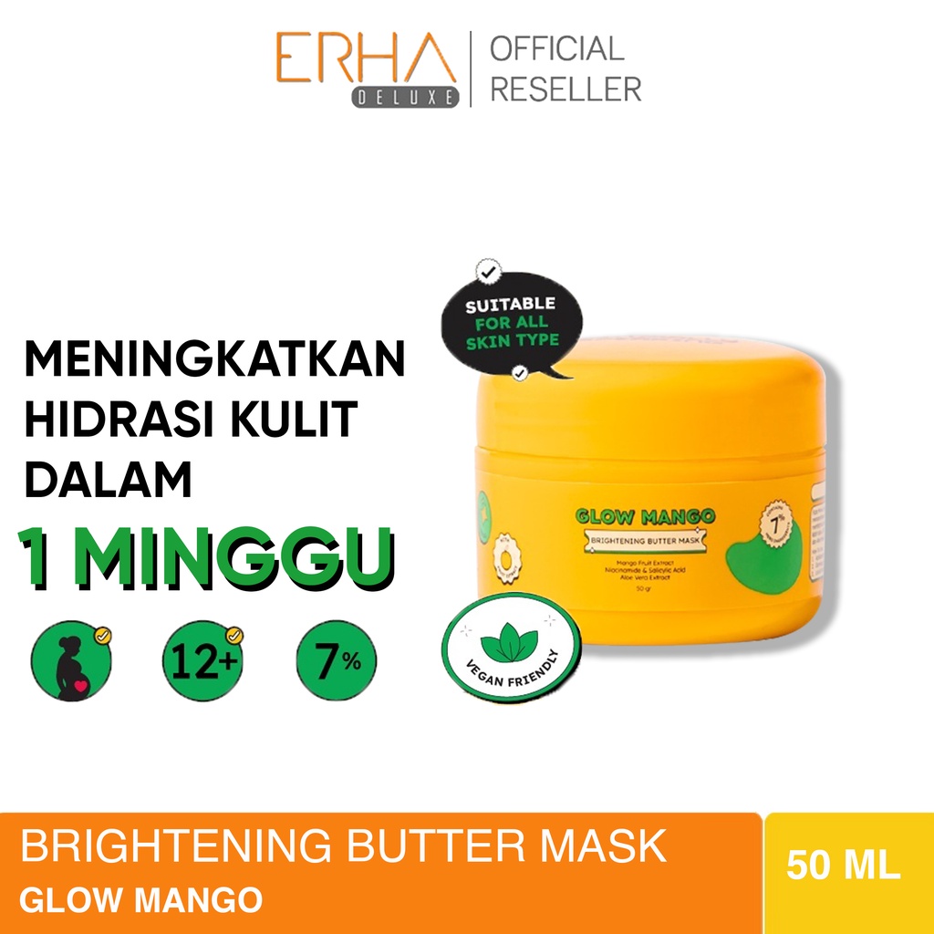 Naturally Speaking Glow Mango Brightening Butter Mask - Masker Wajah