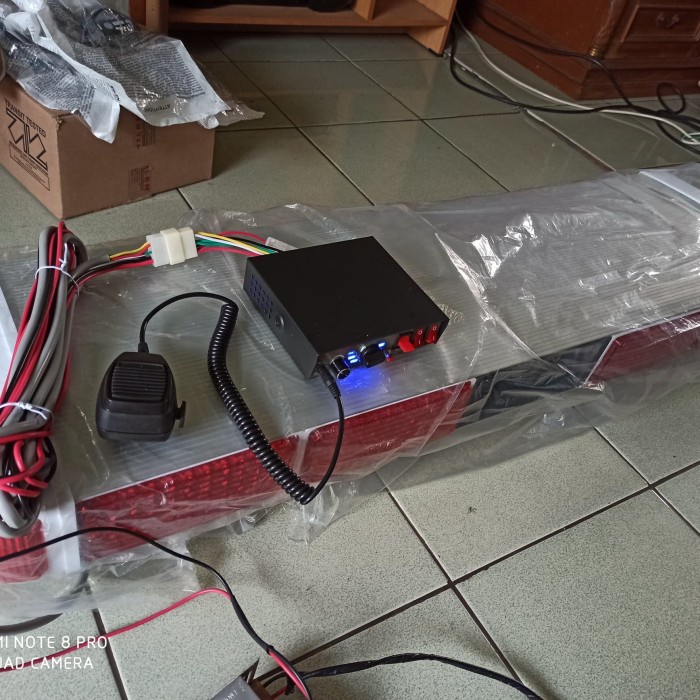 ROTATOR LIGHTBAR AMBULANCE DAMKAR MERAH LTF-5000 SET SIRINE TERMURAH