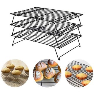 SGMSHOP Rak Pendingin Kue cake tingkat 3 susun cooling rack tier good quality