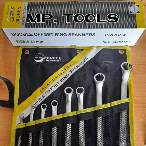 PROHEX KUNCI RING SET 06 - 24 MM 1648-002