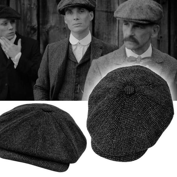 >XG34448< PROMO COD Topi Peaky Blinders / Topi Thomas Slebew / Topi Kodok / Flat Cap Hat / Topi Cope