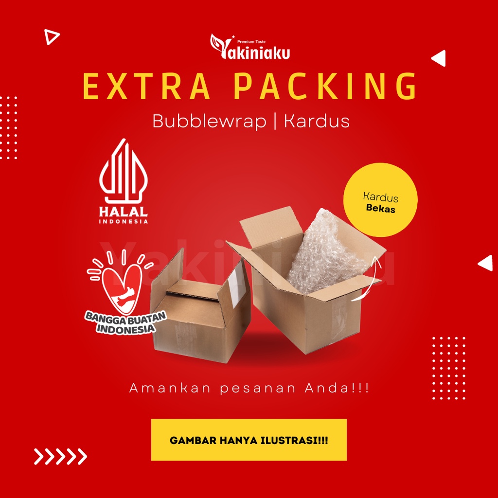

Extra Packaging Bubble Wrap Lakban Solasi Kardus Box