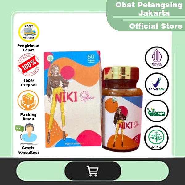 BISA COD | Niki Slim Strong Obat Diet Asli Nikita Mirzani Obat Pelangsing Badan Original BPOM