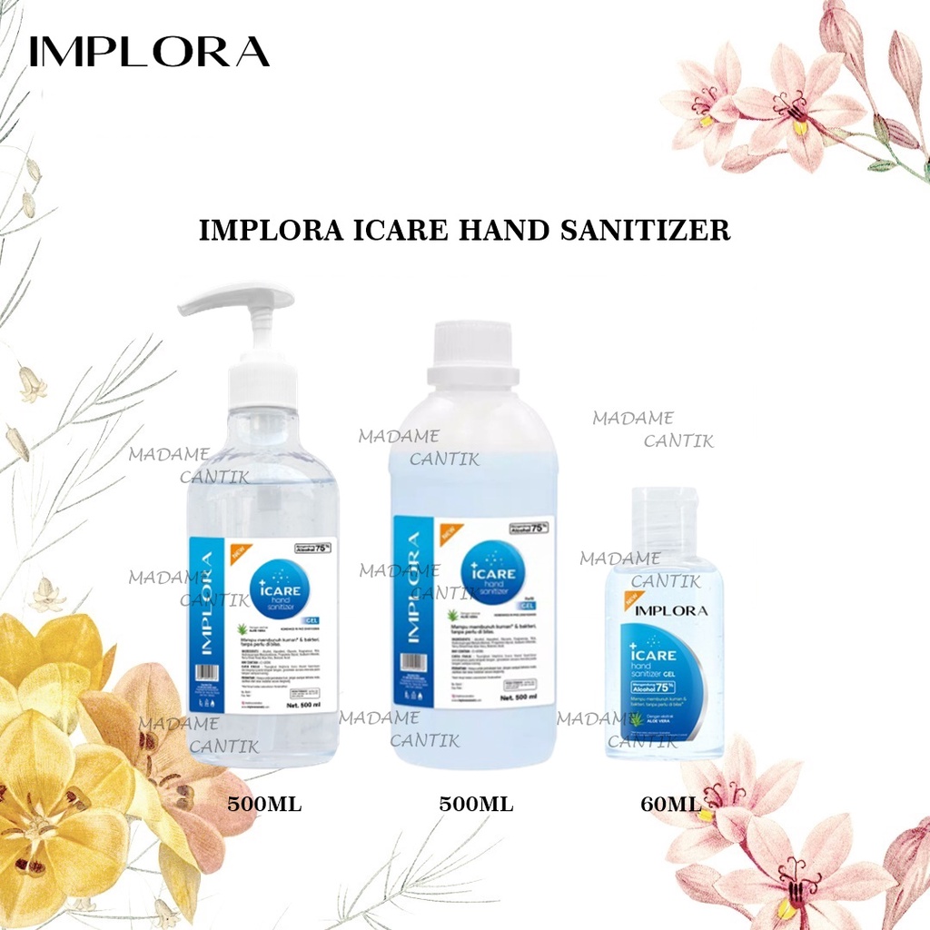 ✿ MADAME ✿ IMPLORA ICARE HAND SANITIZER GEL