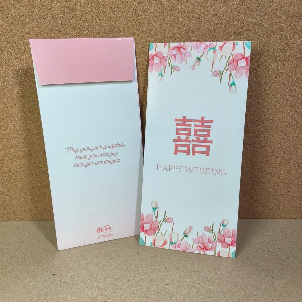 

Ready Stock - Angpao Kondangan | Angpao Teapai | Amplop Uang Nikahan (XMPWDO 066)