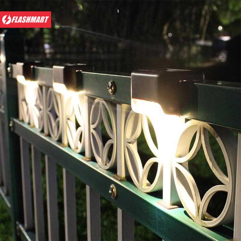 Flashmart Lampu Taman Hias Solar Sensor Cahaya IP44 Warm White 4 PCS - L20