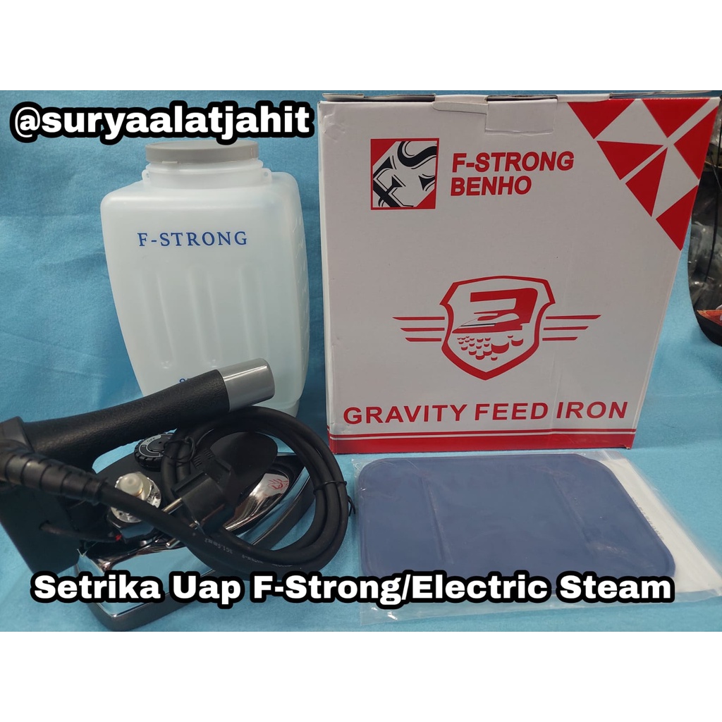 Setrika uap F-STrong/Steam Iron ES 300-1200W =rp.510.000/1set