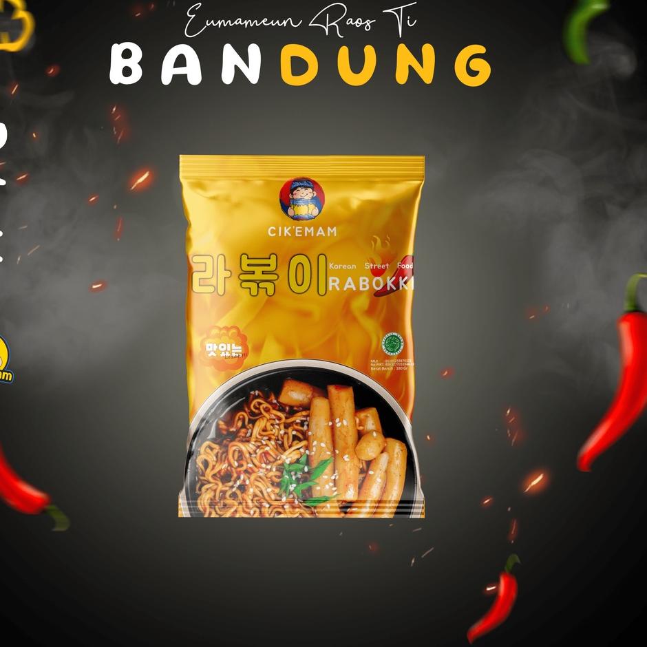 

Free Ongkir/ Cik’Emam – Rabokki ( Ramen Tteokbokki ) - Korean Street Food - Tteokpokki Pedas Gurih Sambal Gochujang Cikemam