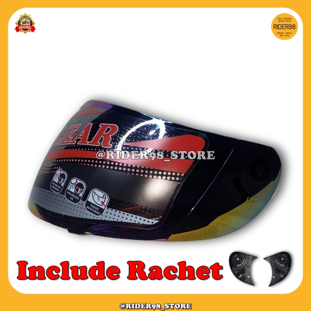 Kaca Helm Mds Blade - Blade 200 - Mds Sparta - Viper - Vegas Visor - Ink 2In1, Vektor, Crypto, Newto