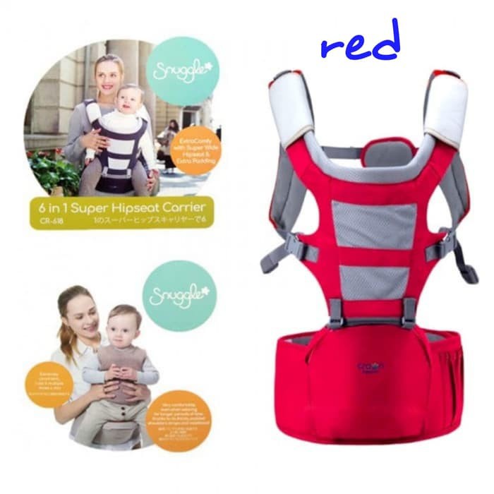 Snuggle CR-618 Super Hipseat Carrier 6in1