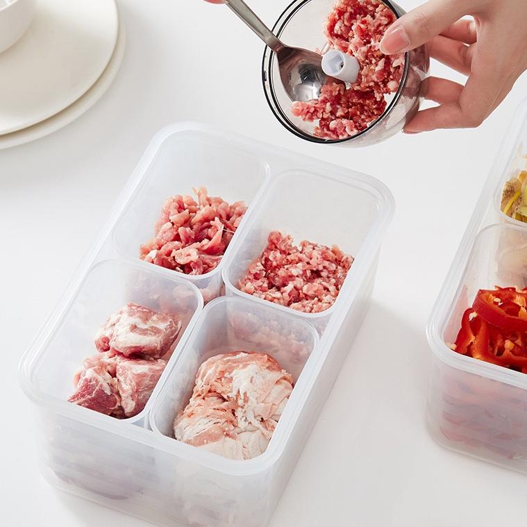 STOK TERBATAS 【ZEN】Food Organizer Tempat Penyimpanan Sekat Kulkas