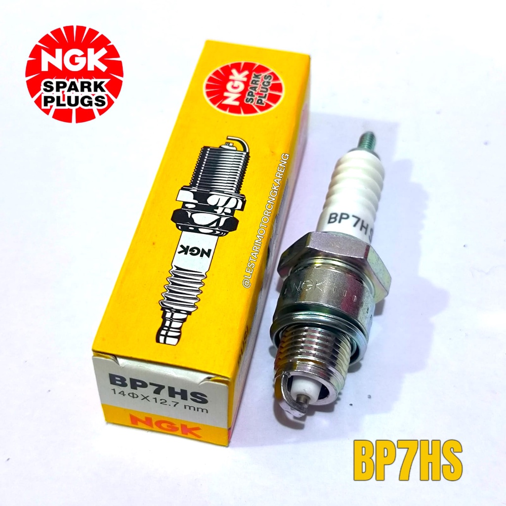 BUSI NGK BP7HS RXKING FIZR VESPA DRAT PENDEK 100% ORIGINAL NGK