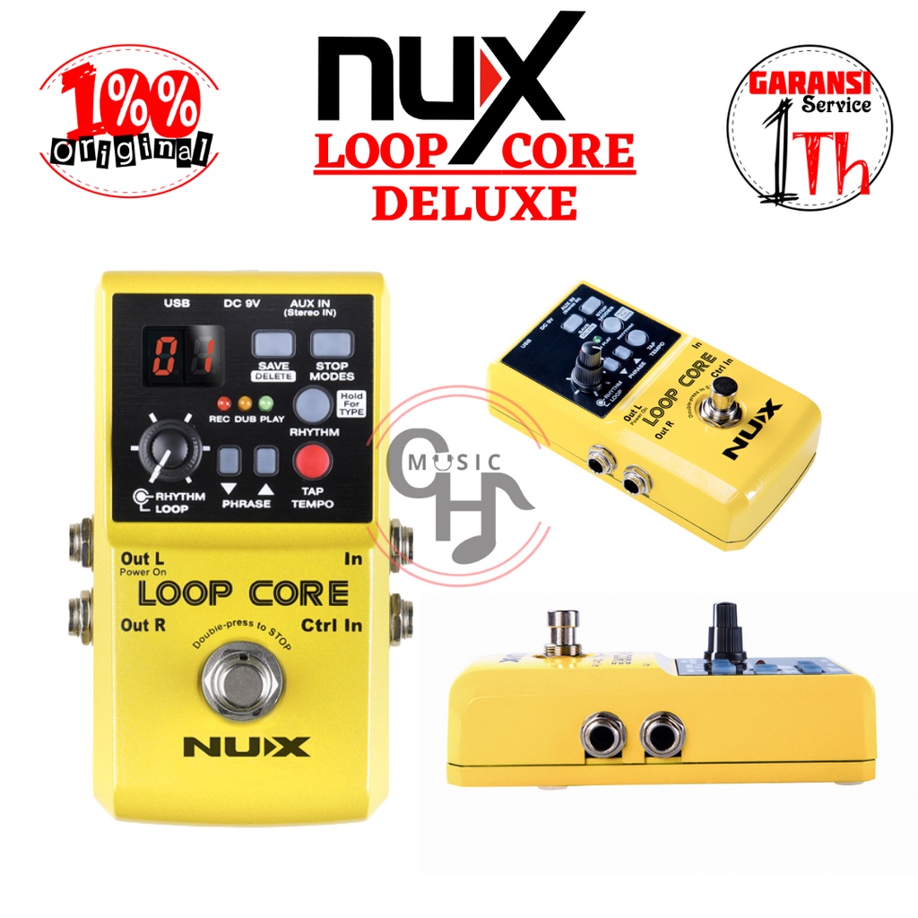 NUX Loop Core Deluxe Core Series Stompboxes Effect Gitar