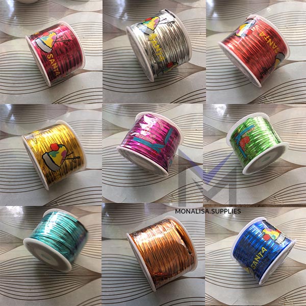 

Pita Kawat / Pita Souvenir / Kawat Souvenir / Twist Tie / Kawat Twist Isi 100 Yard