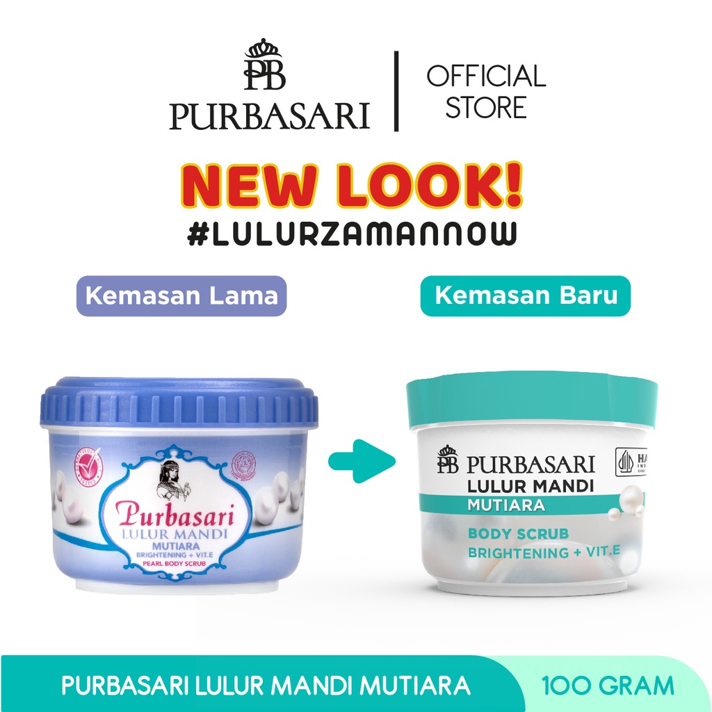 PURBASARI LULUR MANDI 100GR/ LULUR PEMUTIH DAN PELEMBAB KULIT PURBASARI BENGKOANG BRIGHTENING VIT E GREEN TEA ALOEVERA ZAITUN SUSU PUTIH MUTIARA HABBATUSSAUDA COFFEE MILK SAKURA GLOW LULUR PURBASARI