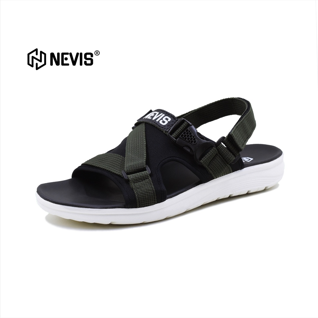 Sandal Gunung Pria Nevis NVS 101 Sendal Outdoor Traveling Tali Velcro Pria Original