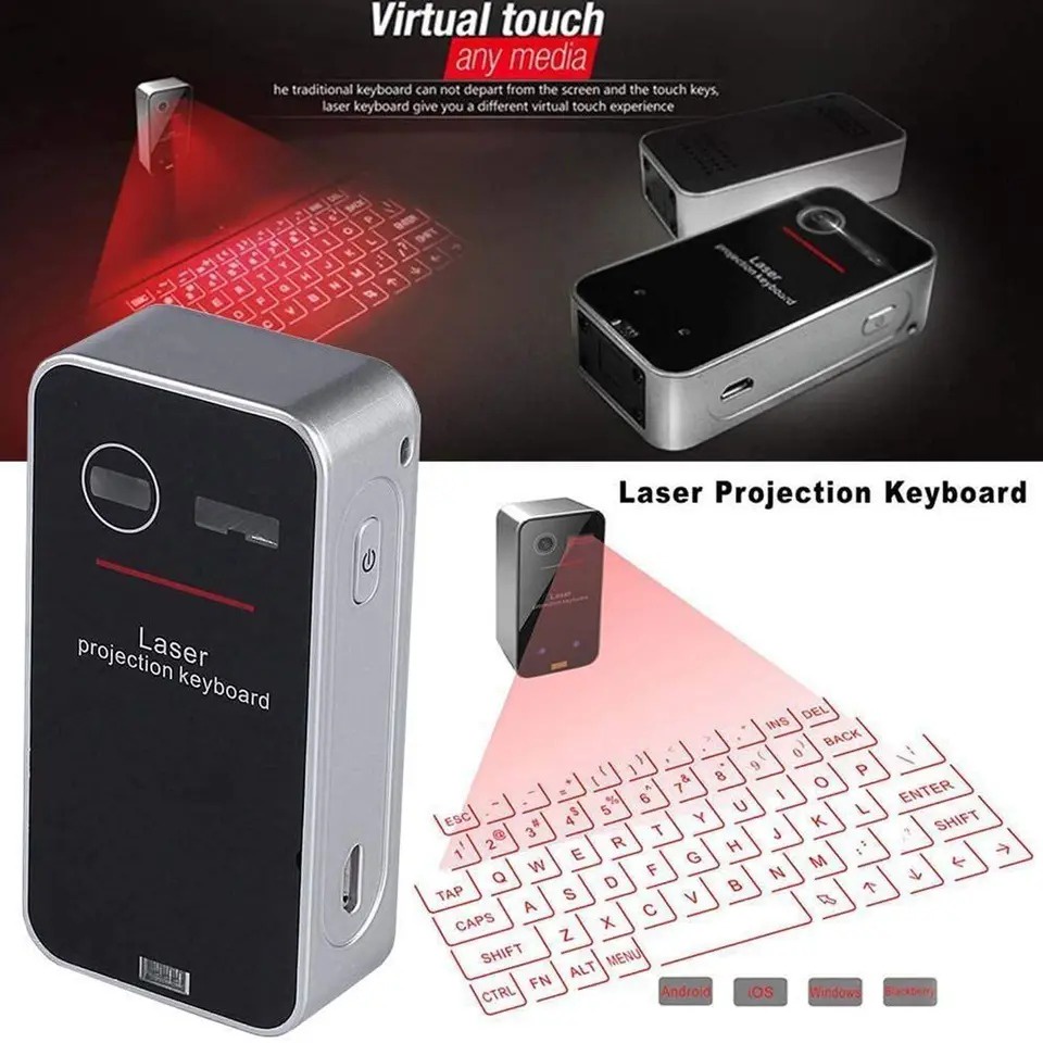 Keyboard Wireless Projection Fingerboard Projector Keyboard Wireless Laser Projection