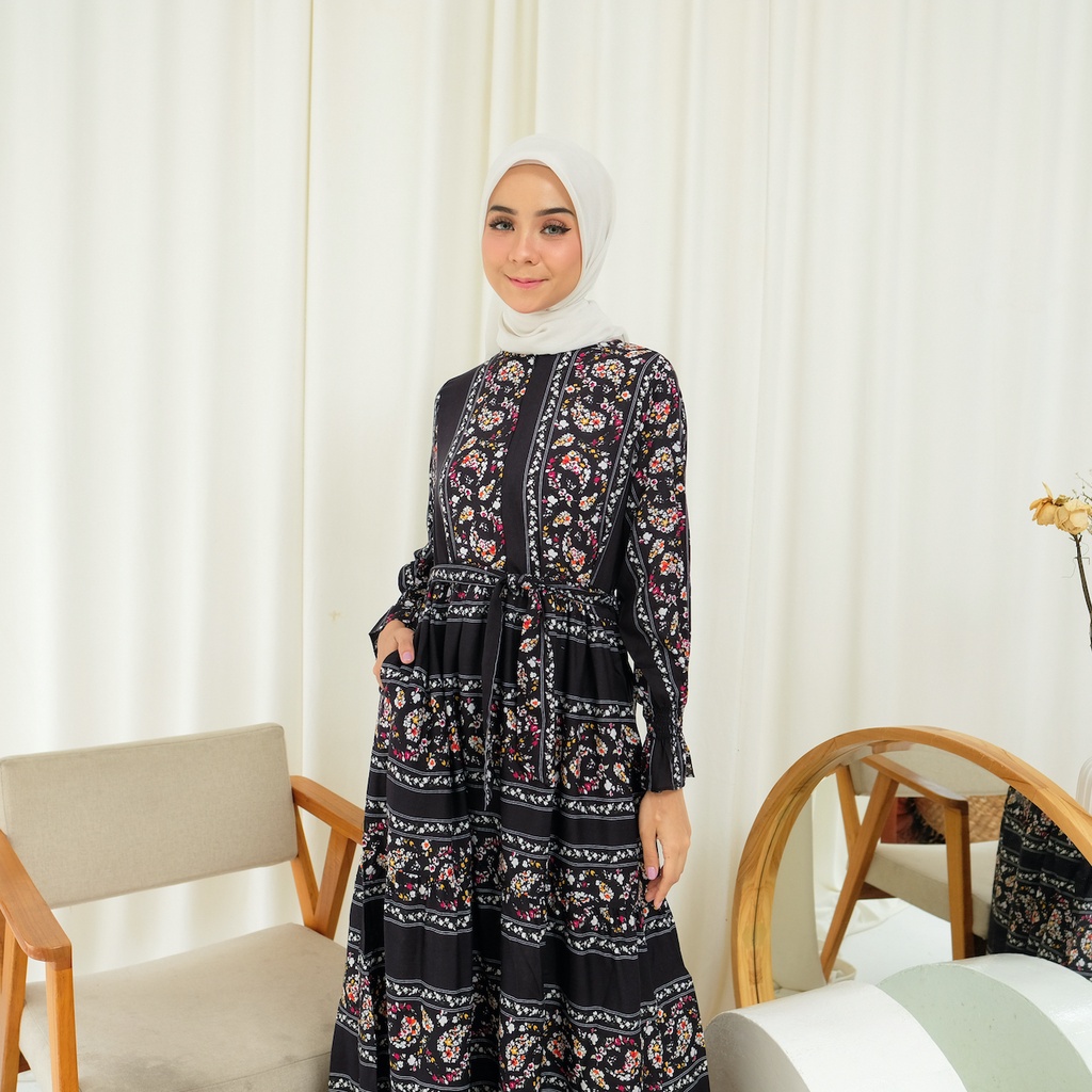 KHIRANI BLACK S Gamis Baneska