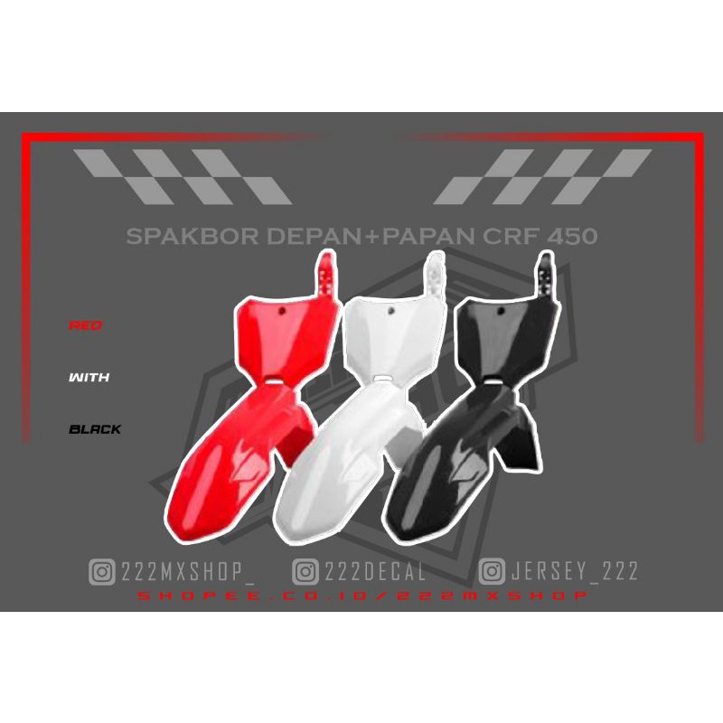 SPAKBOR DEPAN CRF 450 PAPAN NOMER CRF 450