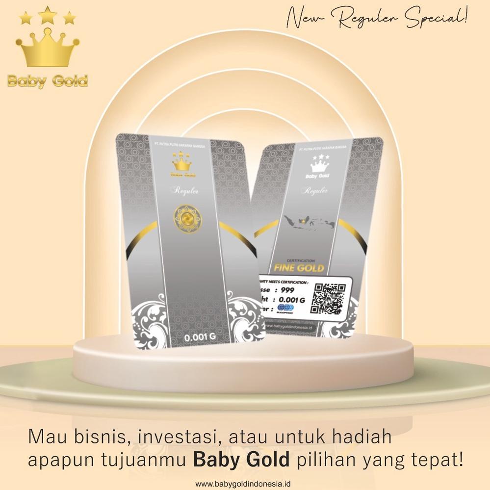 11.11 Brand Baby Gold Emas Mini 0,001 gram Logam Mulia 0.001 Gram
