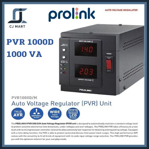 LAKU STABILIZER PROLINK PVR1D AVR RELAY CONTROLLED / STABILIZER 1VA