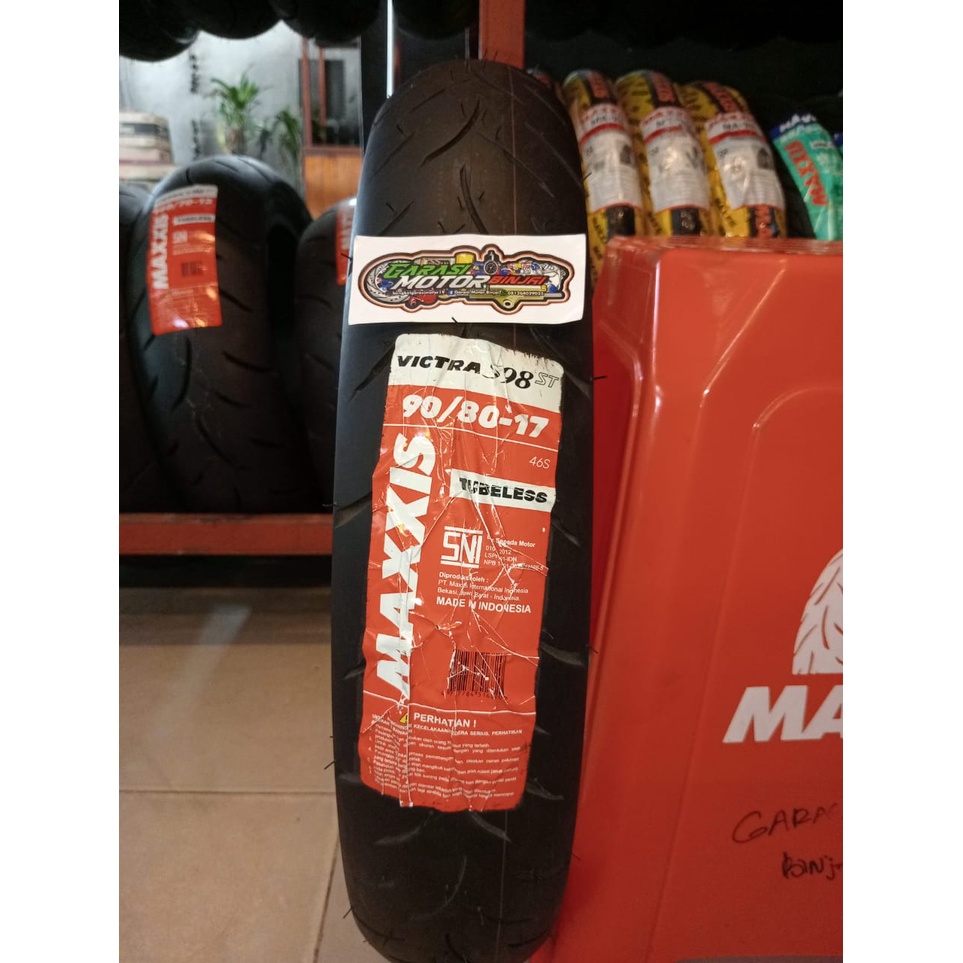 Ban Luar Maxxis Victra 90/80 Ring 17 Tubless