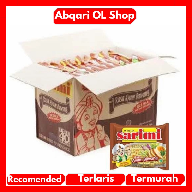 

Sarimi Mi Instan Rasa Ayam Bawang 75gr Dapat 1 Dus Isi 40 Pcs
