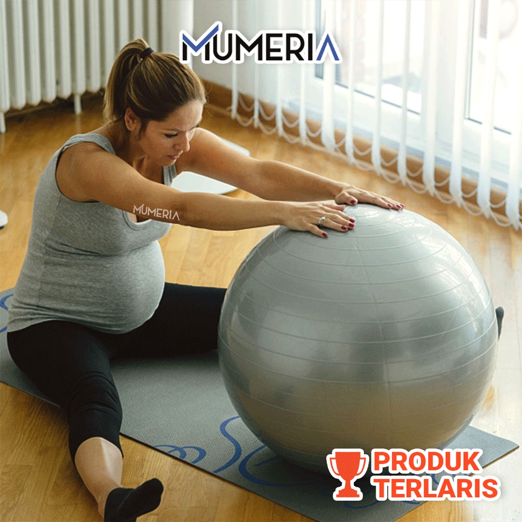Gymball Bola Karet Kettler Elastis Fitness Yoga Senam Aksesoris Olahraga Nyaman Murah Bagus