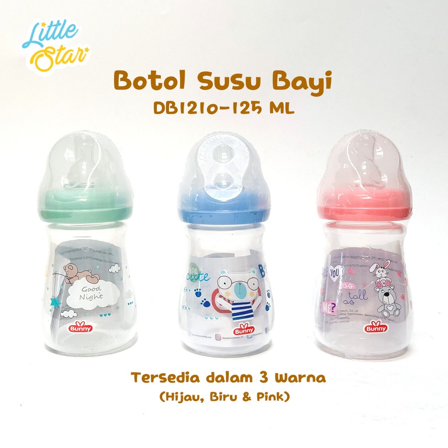 DB1210 Botol Susu Dot Bayi Lusty Bunny Training Cup Baby Bottle Tempat Minum Anak BPA Free 125 Ml