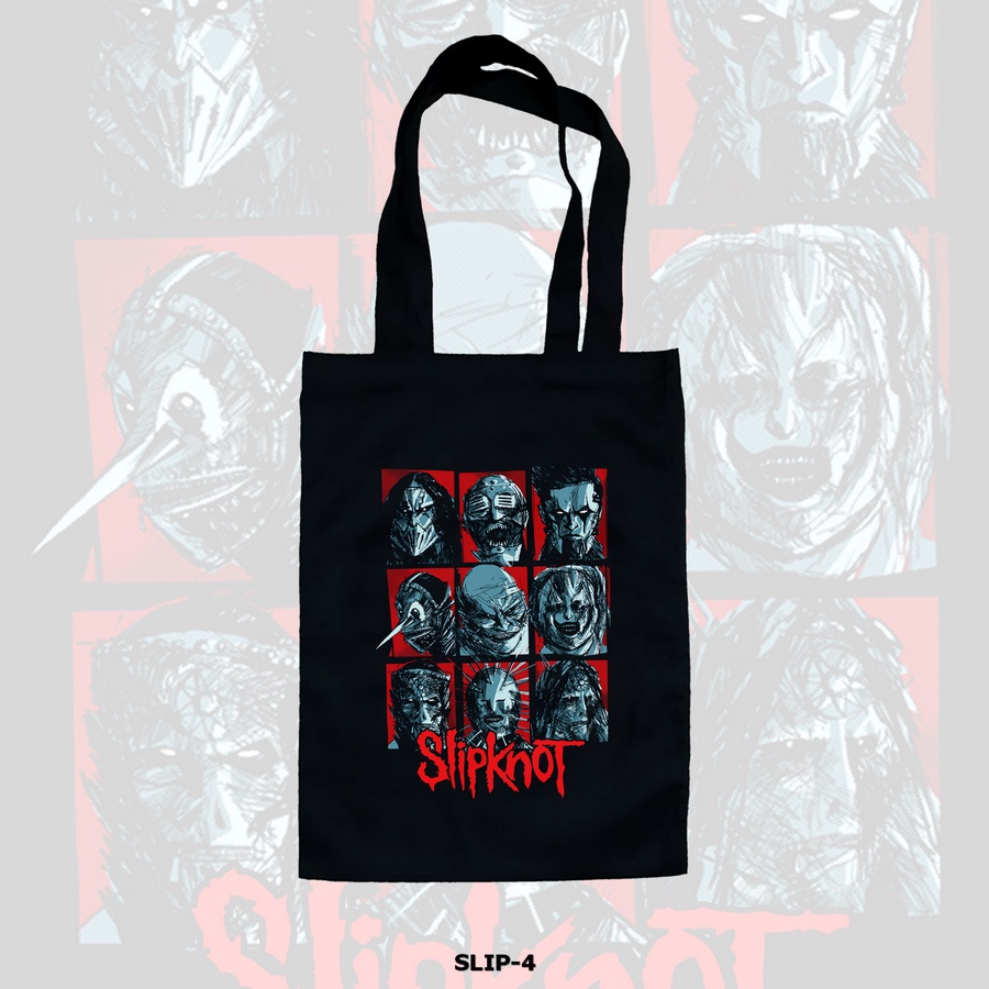 TOTE BAG BLACU - SLIPKNOT 01
