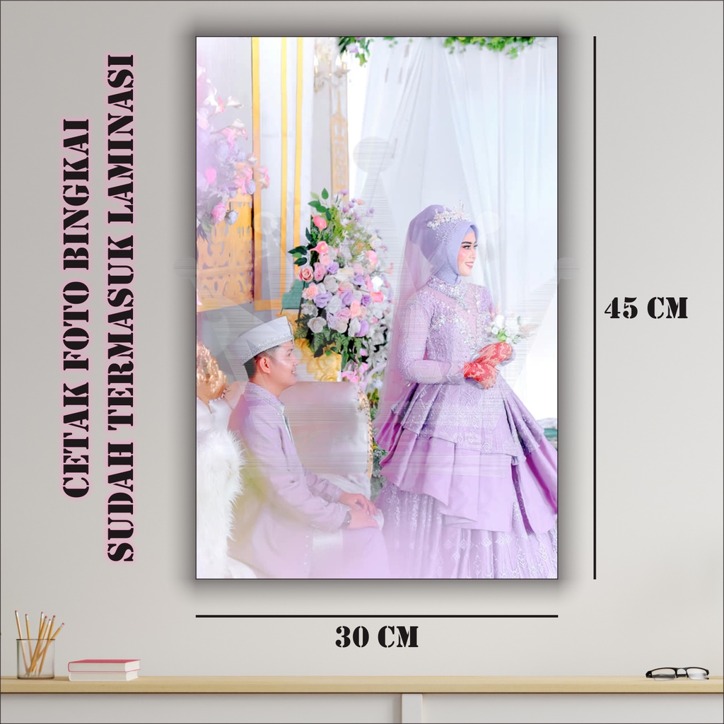 12RP 30x45 CM | Cetak Foto Bingkai | Cetak Foto Besar | Cuci Foto Jumbo | Pajangan Rumah Custom | Dekorasi Rumah | Hiasan Dinding Kamar | Wall Décor