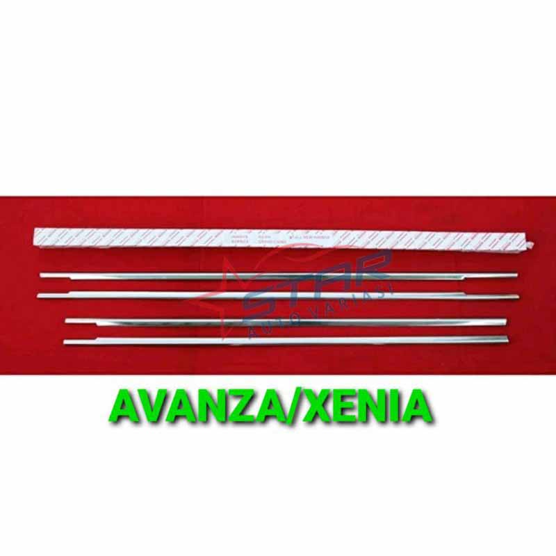 List kaca samping chrome Avanza/Xenia lama 2005-2011.