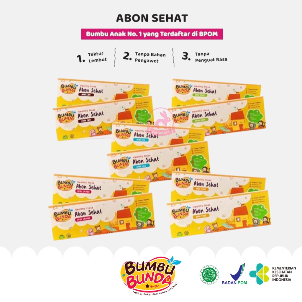 8+ BUMBU BUNDA ABON SEHAT MPASI BAYI