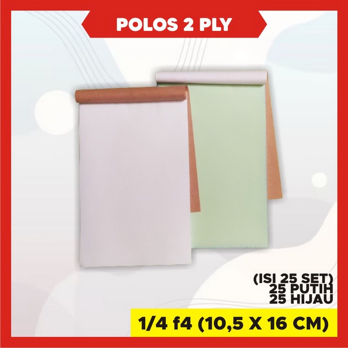 

Nota Kosong Polos 2 Ply Ncr Langsung Tembus Kosongan Carbonless Bon Memo Coret Coretan Catatan Kosong Polosan Bloknote Sticky Note Block Buku Notes