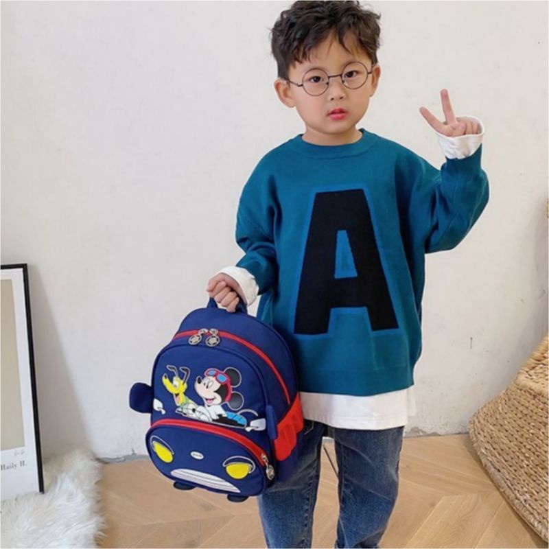 Hot Sale Ransel Disney Mikey Mose Lucu Tas Sekolah PAUD-TK Anak Laki-laki Perempuan